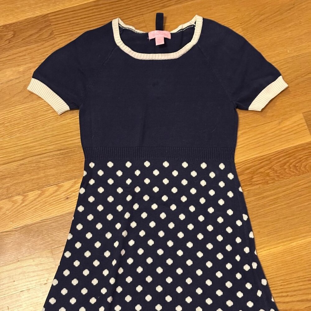 VGUC Lilly Pulitzer Navy/White Girls Size M (6-7)